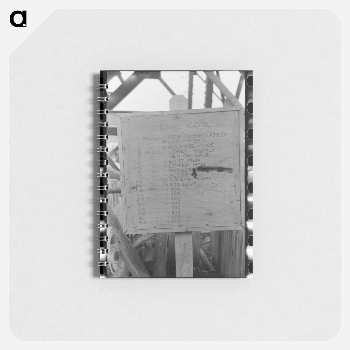 アートメモ帳-Signal Code at Gold Mine, Mogollon, New Mexico
- ラッセル リー Memo.