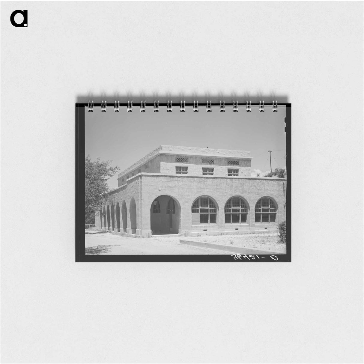 アートメモ帳-Burro Mountain Copper Company Building, Tyrone, New Mexico
- ラッセル リー Memo.