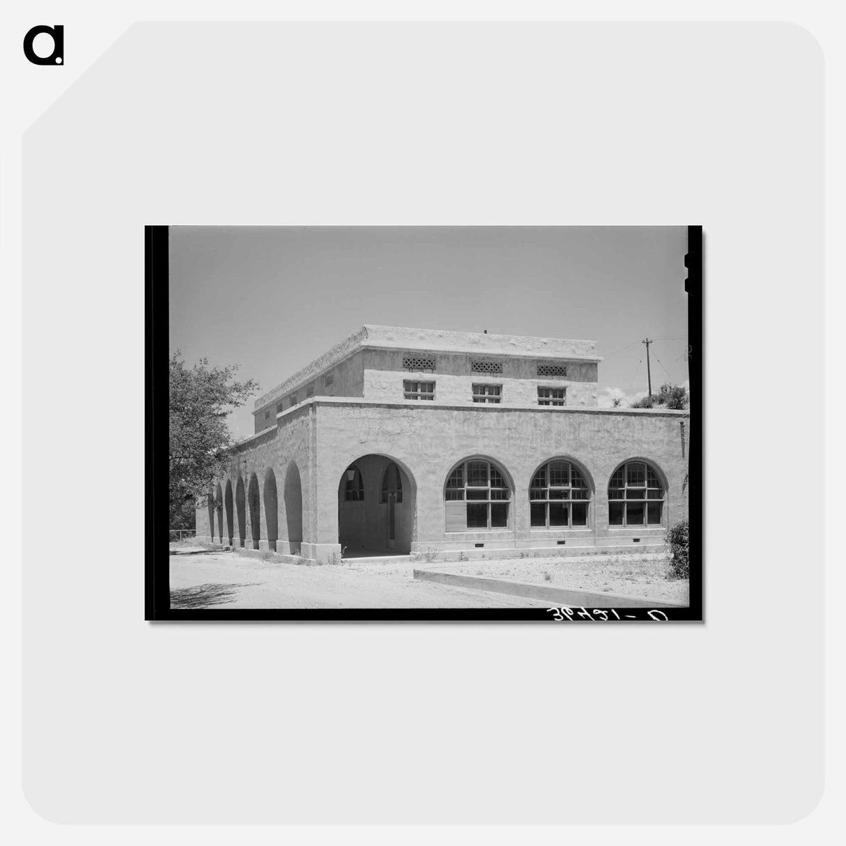 アートポストカード-Burro Mountain Copper Company Building, Tyrone, New Mexico
- ラッセル リー Postcard.