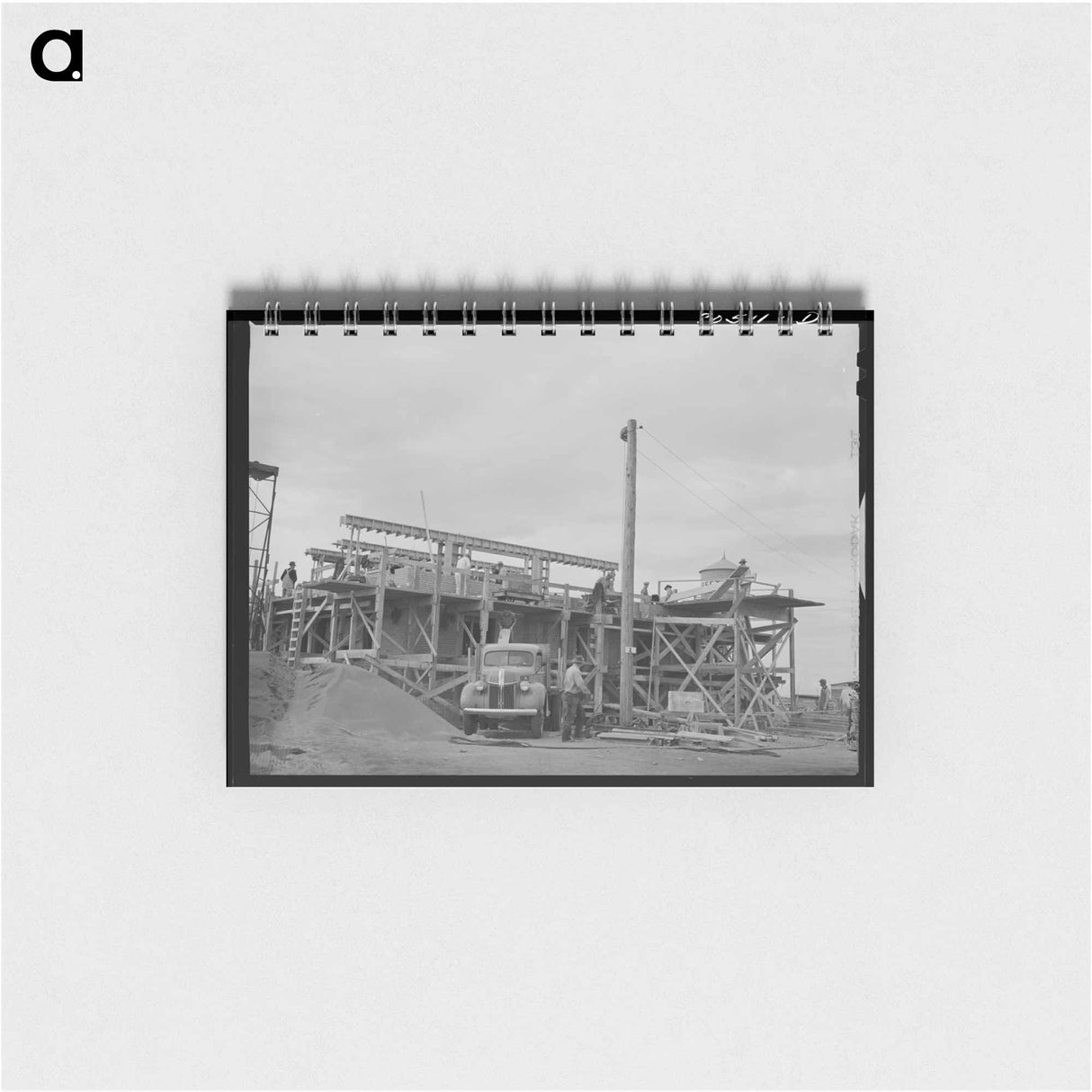 アートメモ帳-Umatilla Ordnance Depot Headquarters Construction
- ラッセル リー Memo.