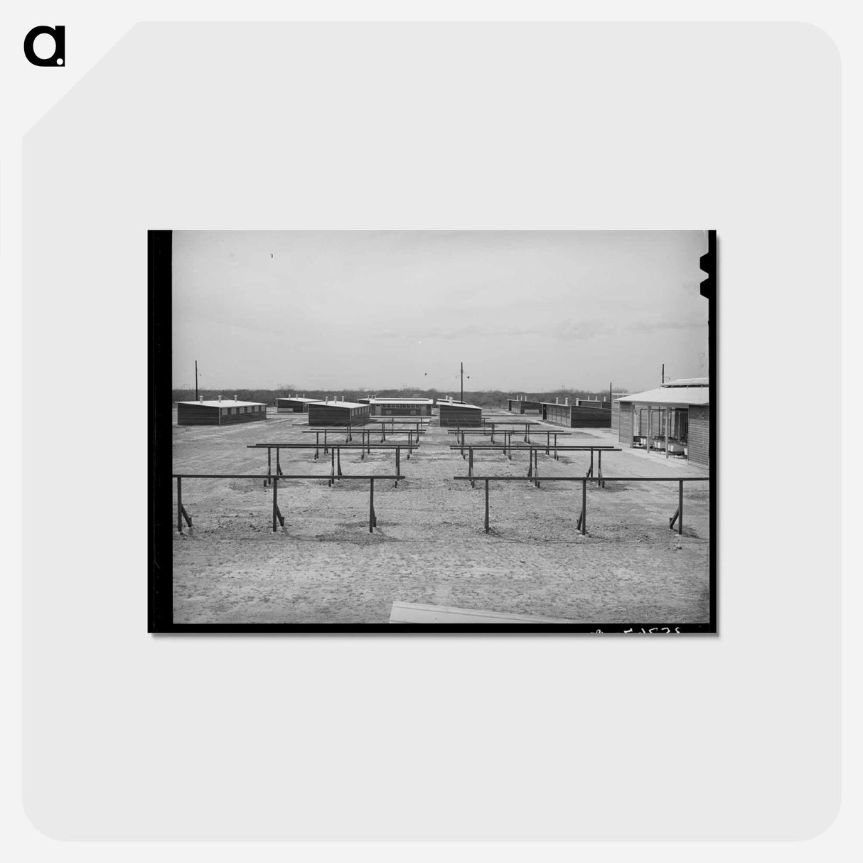 アートポストカード-Migratory Labor Camp, Sinton, Texas
- ラッセル リー Postcard.