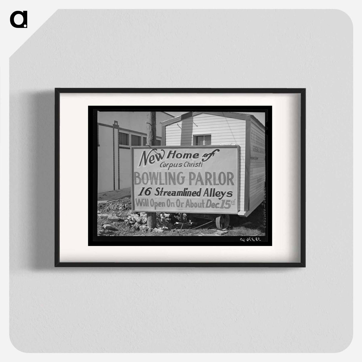 アートポスター-Bowling Alley Construction, Corpus Christi
- ラッセル リー Poster.