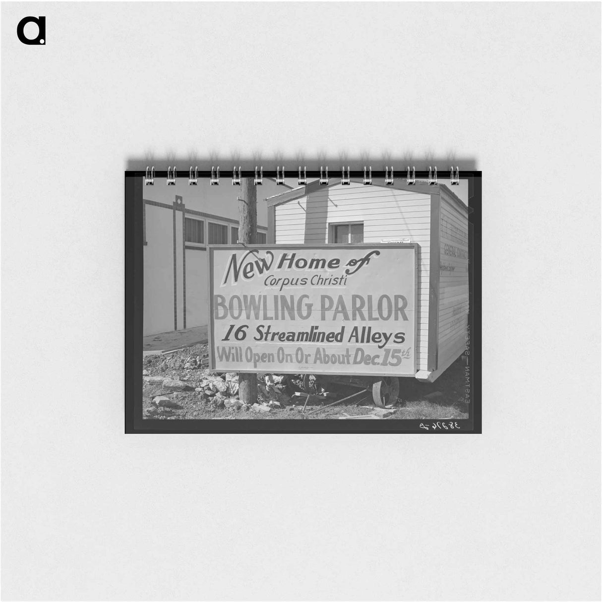 アートメモ帳-Bowling Alley Construction, Corpus Christi
- ラッセル リー Memo.