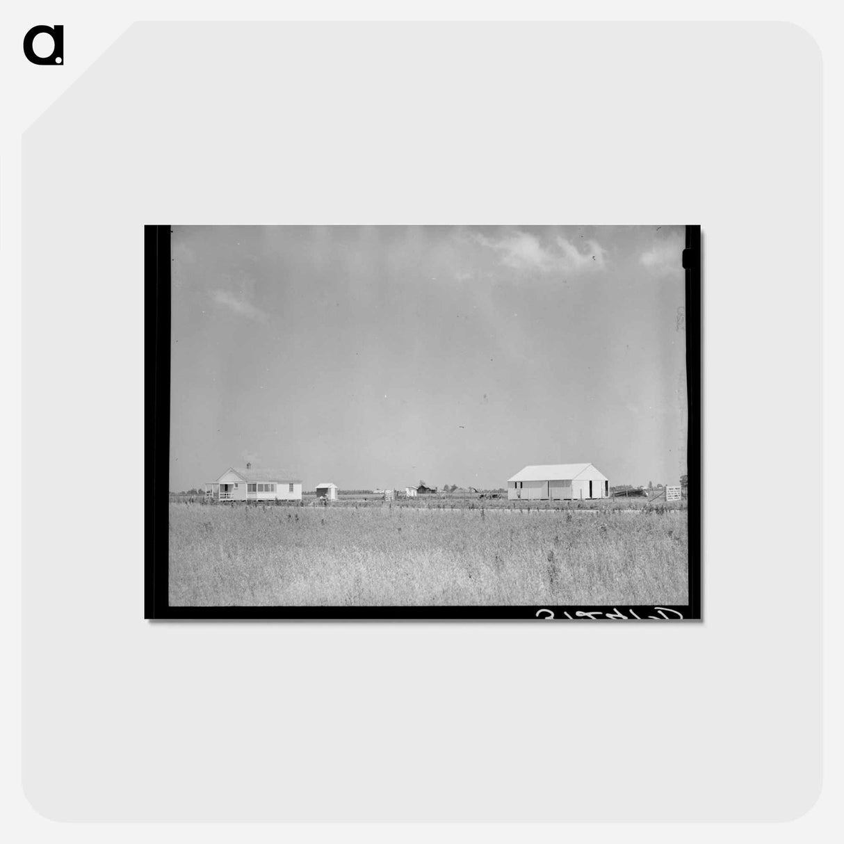 アートポストカード-Southeast Missouri Farmstead
- ラッセル リー Postcard.