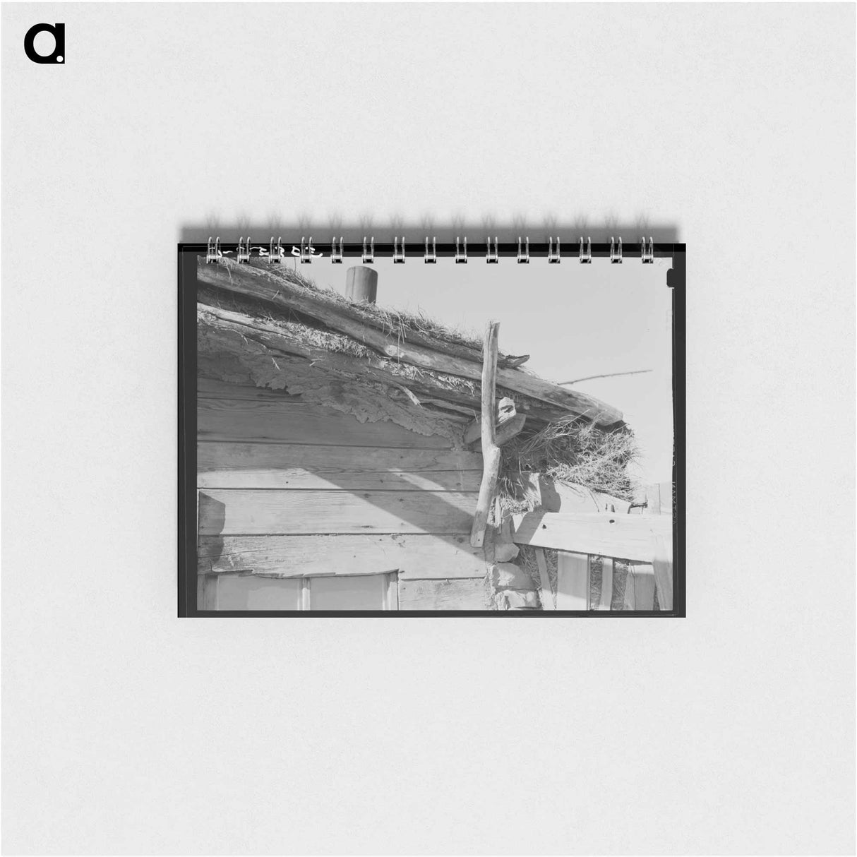 アートメモ帳-Construction of Roof, Elmer Thompson Shack, Sheridan County, Montana
- ラッセル リー Memo.