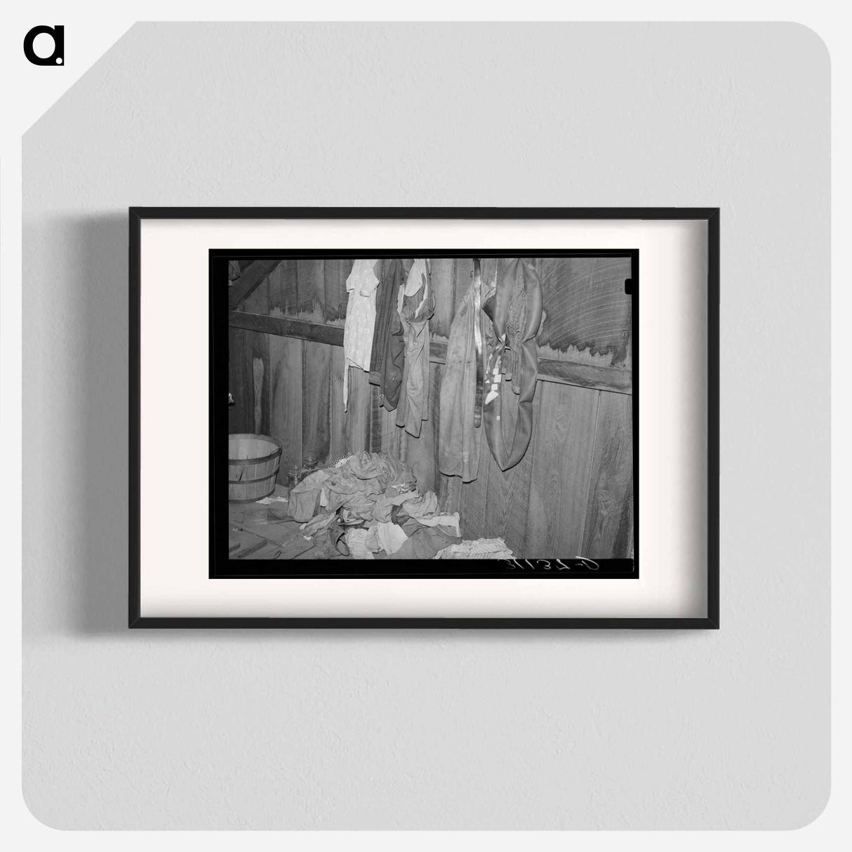 アートポスター-Attic Bedroom, Sharecropper's Shack
- ラッセル リー Poster.