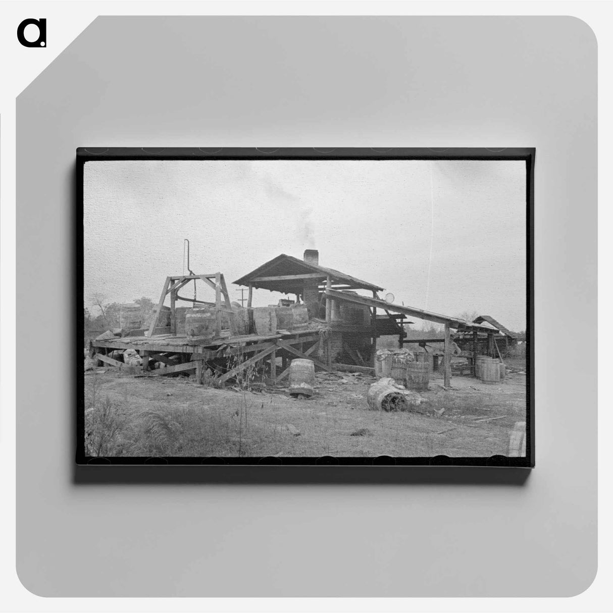 アートパネル-Turpentine Still, State Line, Mississippi
- ラッセル リー Canvas.