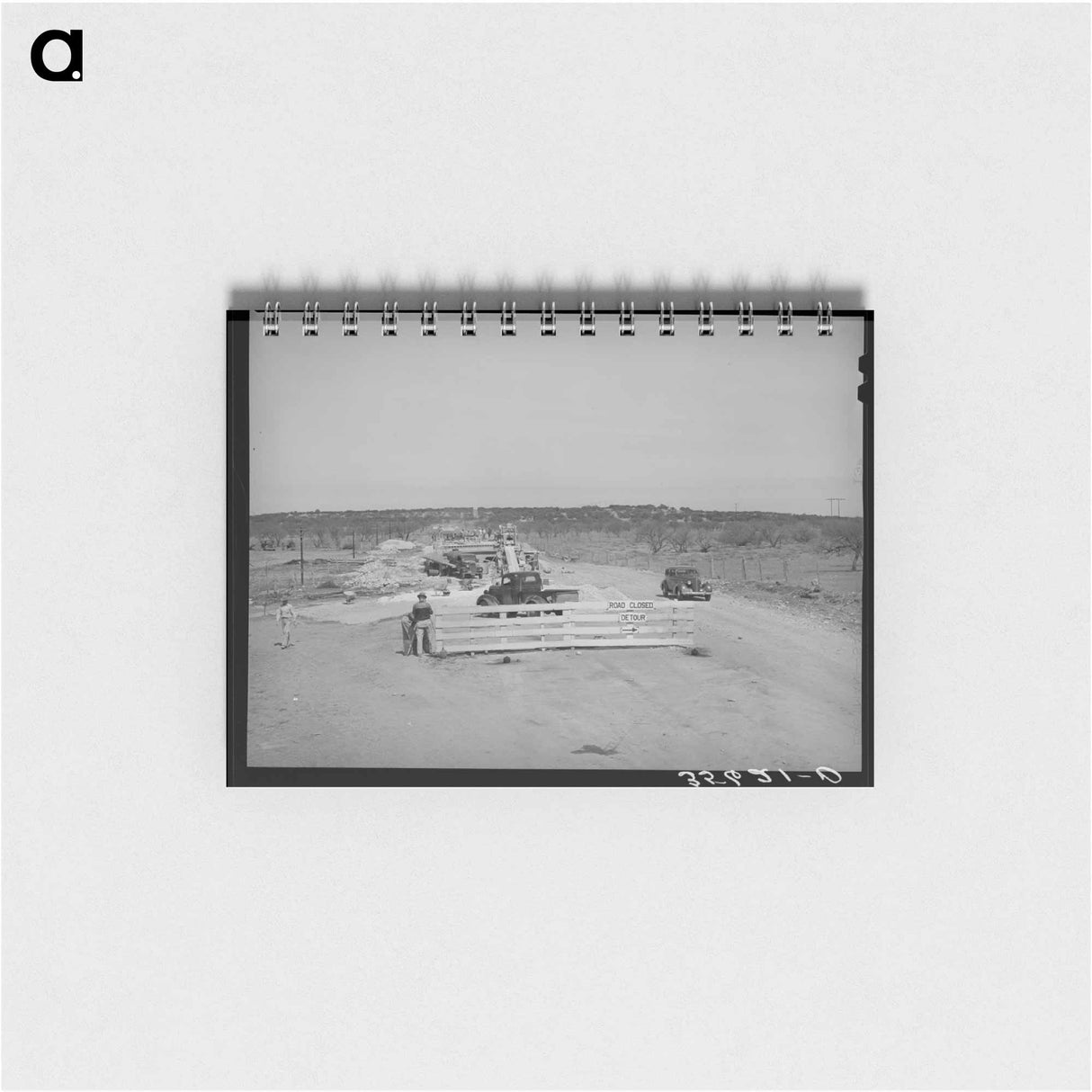アートメモ帳-New Road Under Construction in Menard County, Texas
- ラッセル リー Memo.