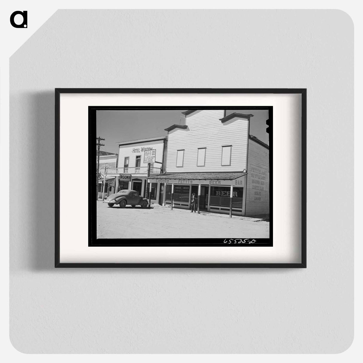 アートポスター-Buildings on Main Street, Wisdom, Montana
- ラッセル リー Poster.