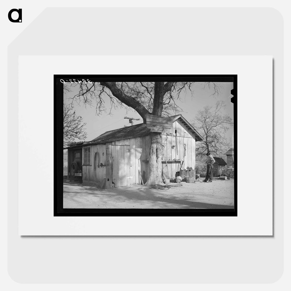 アートポスター-Barn of Chinese Farmer, Placer County, California
- ラッセル リー Poster.