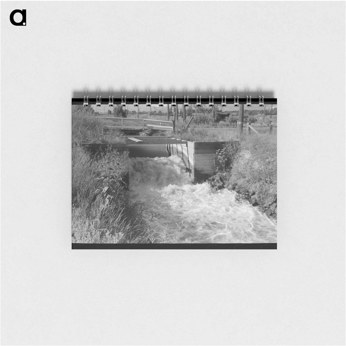アートメモ帳-Irrigation Ditch, Box Elder County, Utah
- ラッセル リー Memo.