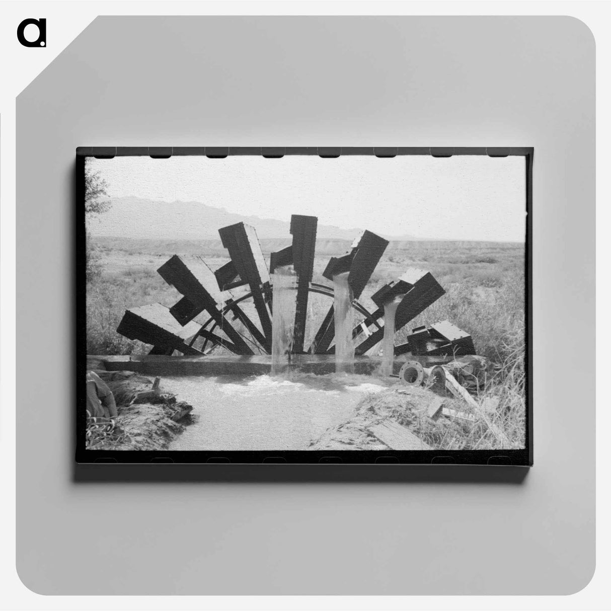 アートパネル-Waterwheel, FSA Project, Mohave County, Arizona
- ラッセル リー Canvas.