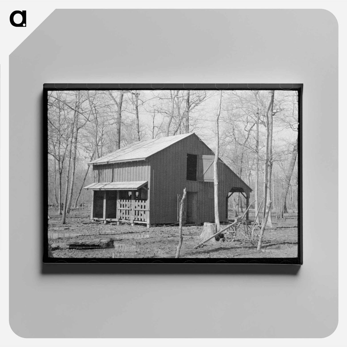 アートパネル-Barn, Chicot Farms, Arkansas
- ラッセル リー Canvas.