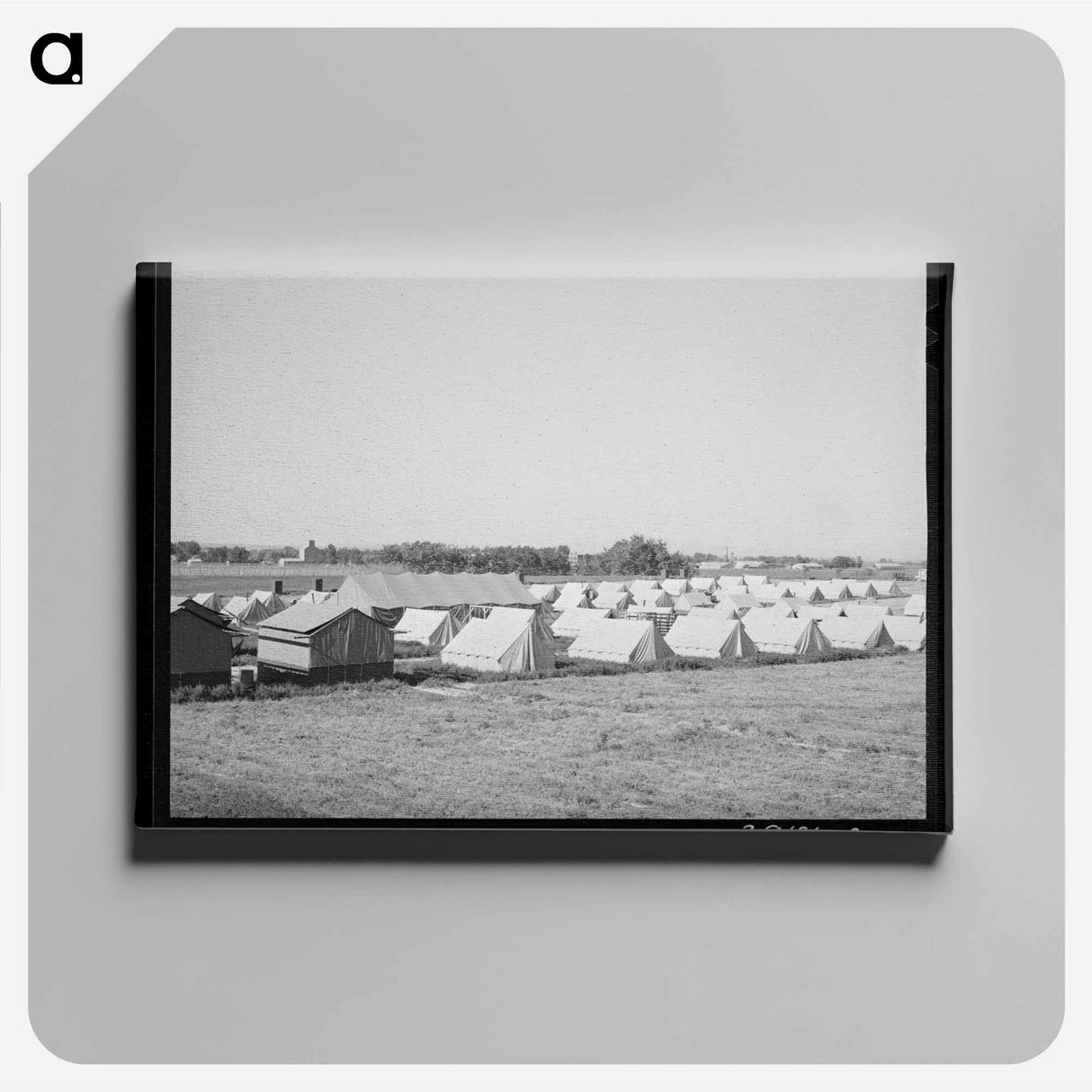 アートパネル-Tents at FSA Migratory Labor Camp Mobile Unit
- ラッセル リー Canvas.