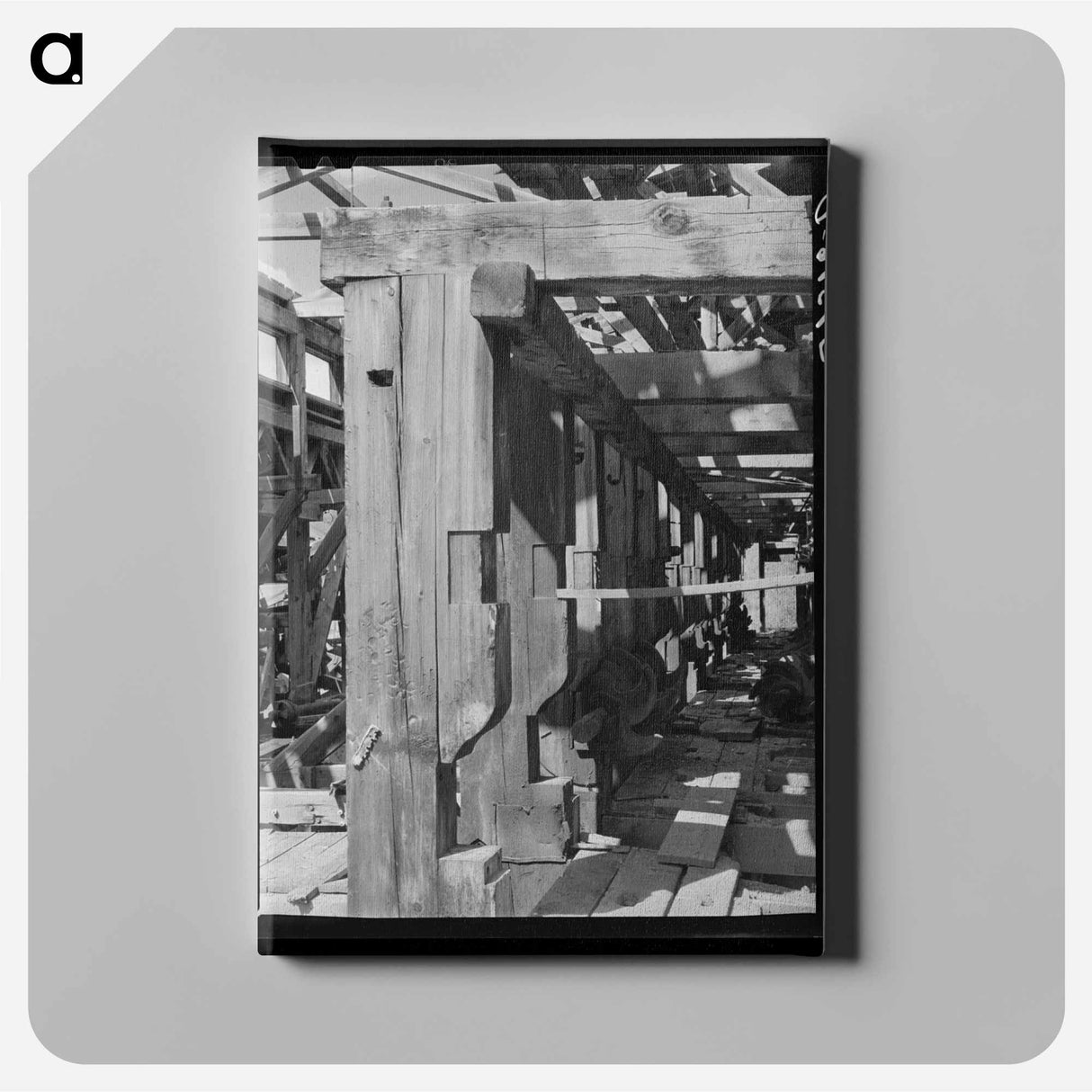 アートパネル-Timbering and Mill Work, Telluride, Colorado
- ラッセル リー Canvas.