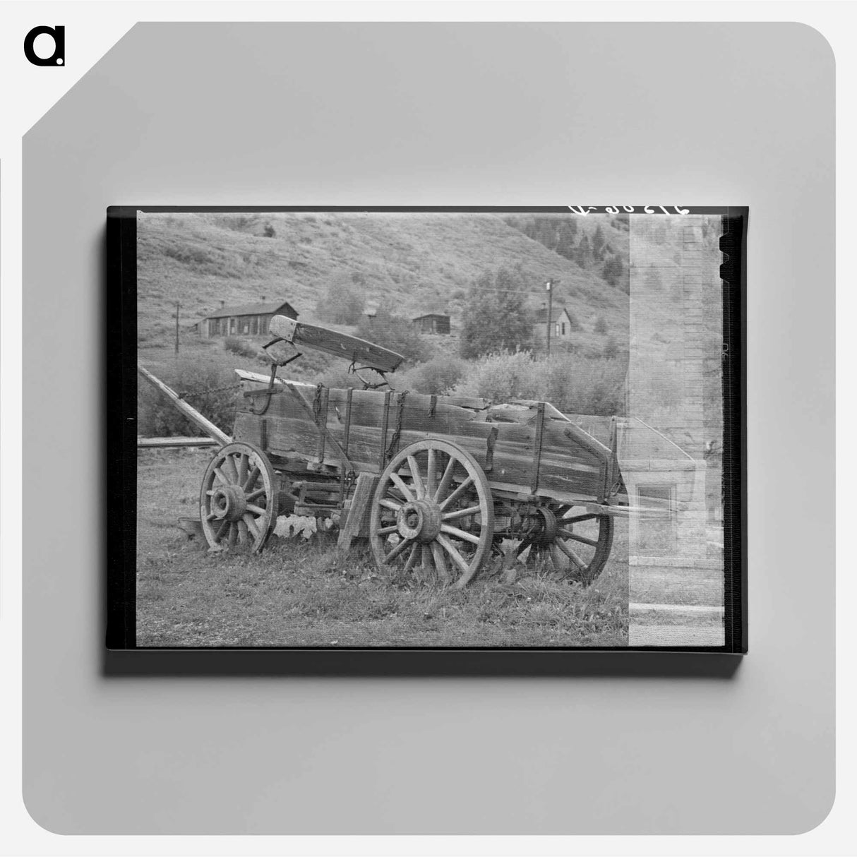 アートパネル-Old Wooden Ore Wagon, Telluride, Colorado
- ラッセル リー Canvas.