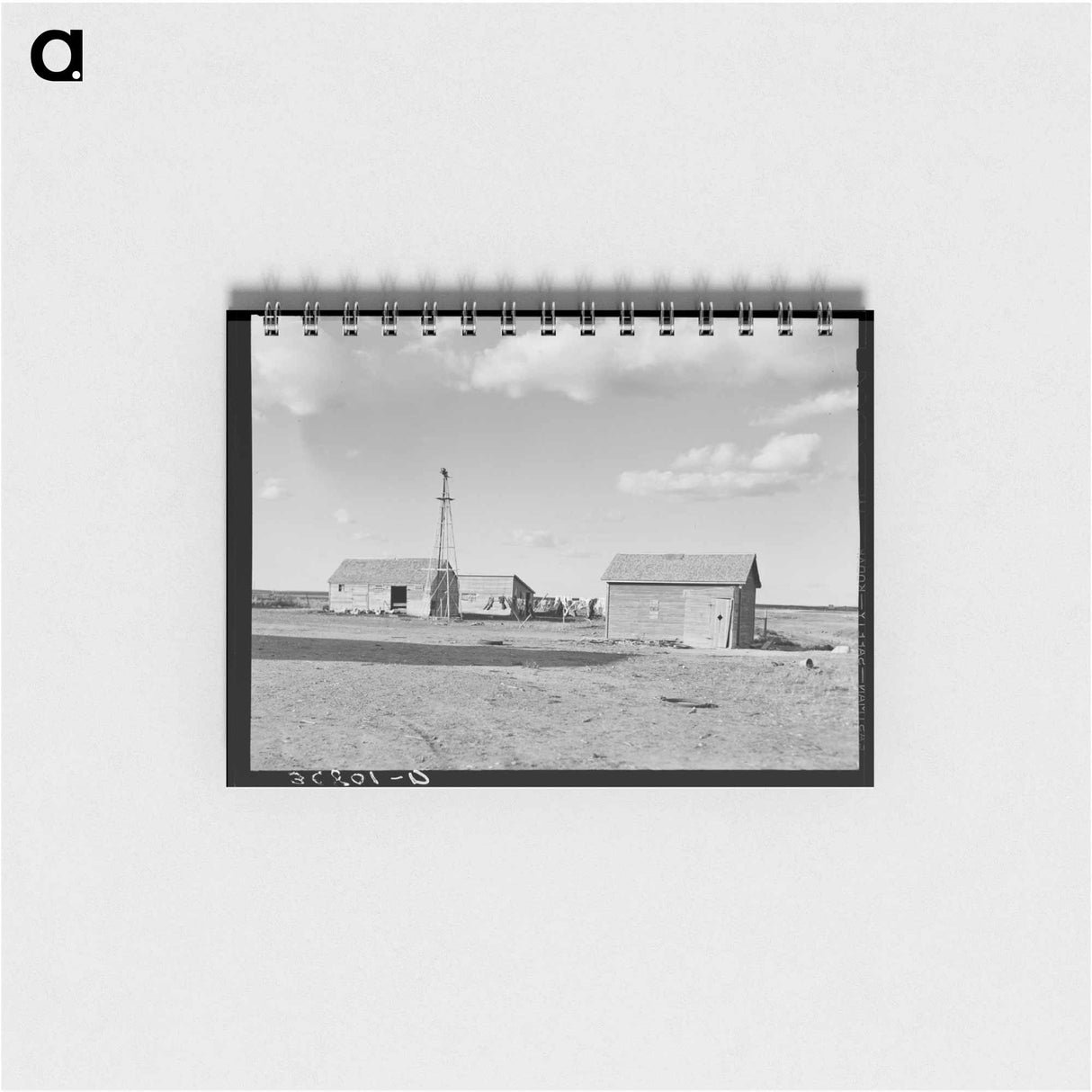 アートメモ帳-Buildings on Farm, Williams County, North Dakota
- ラッセル リー Memo.