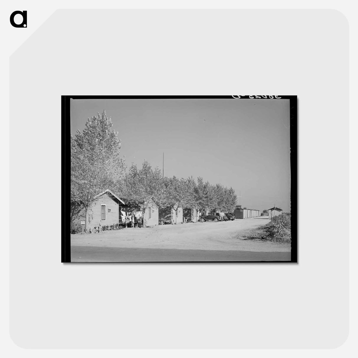 アートポストカード-Housing for Married People of Earl Fruit Company Ranch
- ラッセル リー Postcard.