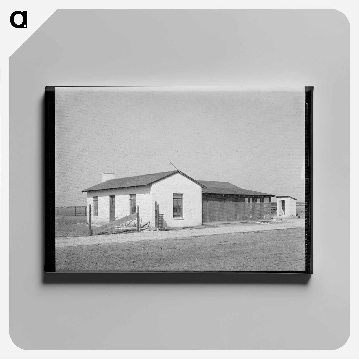 アートパネル-House of Ernest Milton, El Indio, Texas
- ラッセル リー Canvas.