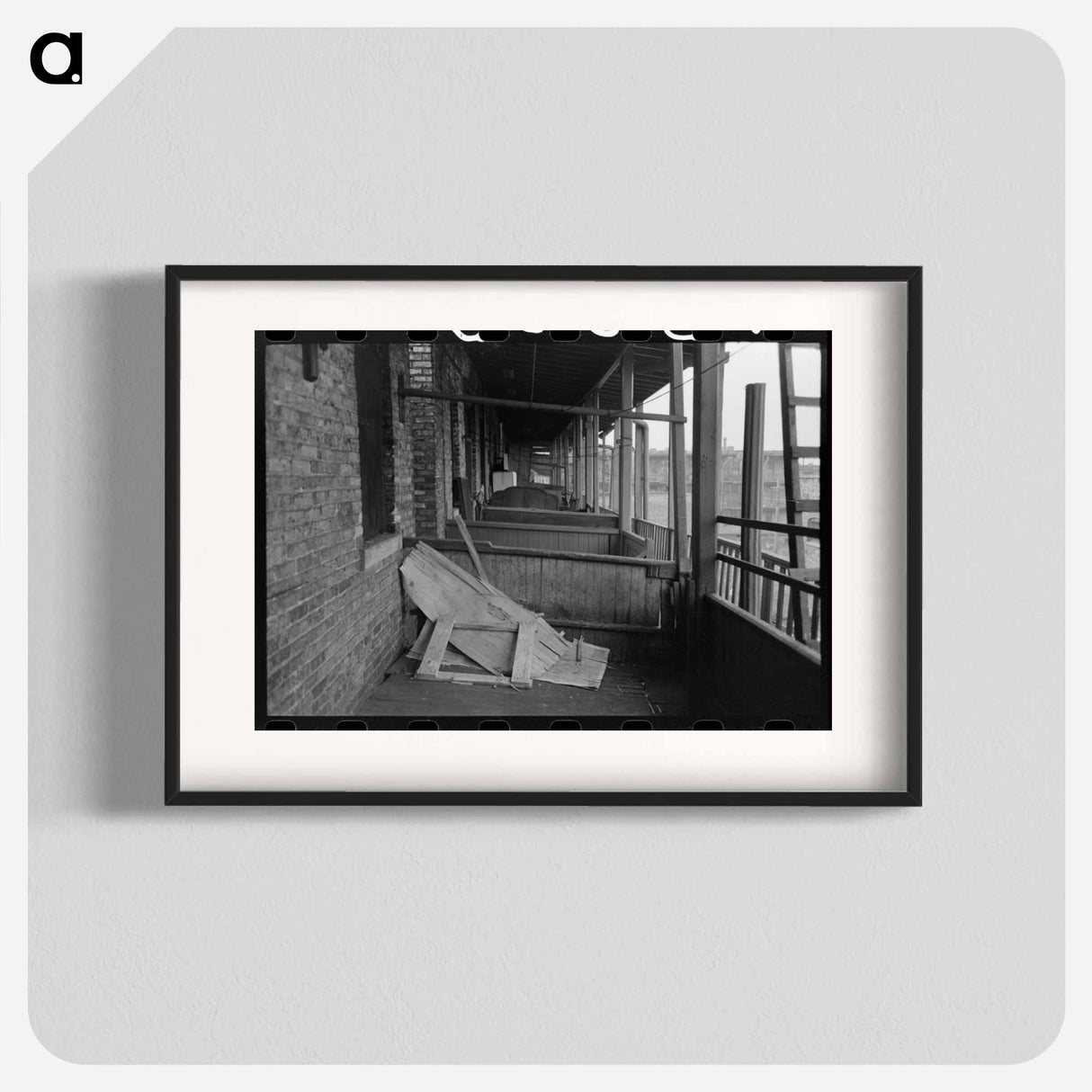 アートポスター-Back Porches of Apartment Building, Chicago
- ラッセル リー Poster.