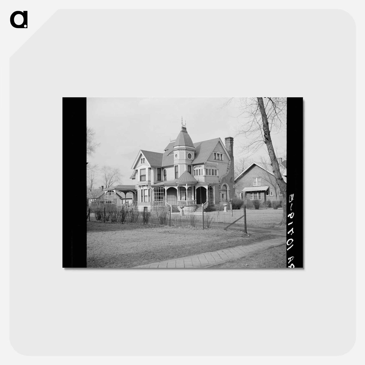 アートポストカード-House in Ottawa, Illinois
- ラッセル リー Postcard.
