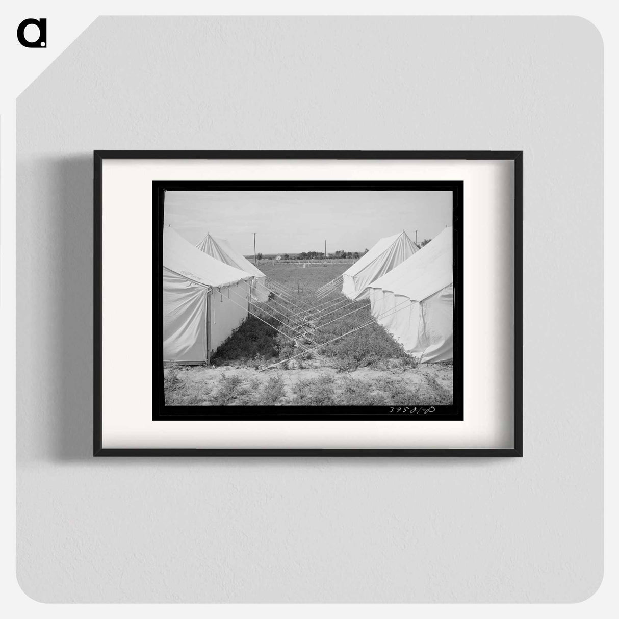 アートポスター-Tents at FSA Labor Camp, Nampa, Idaho
- ラッセル リー Poster.