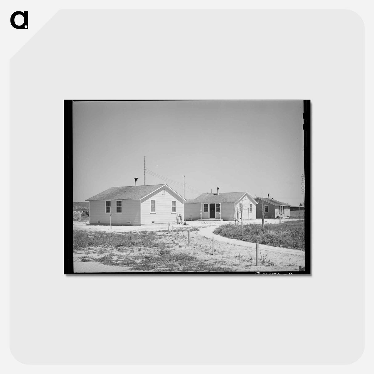 アートポストカード-Farm Security Administration Farm Workers' Camp, Caldwell, Idaho
- ラッセル リー Postcard.