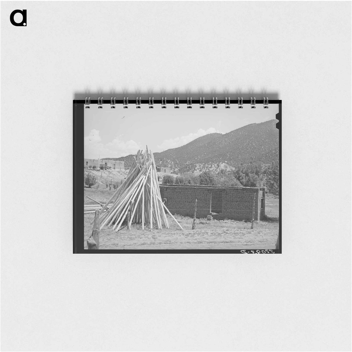 アートメモ帳-Adobe House Construction, Amalia, New Mexico
- ラッセル リー Memo.