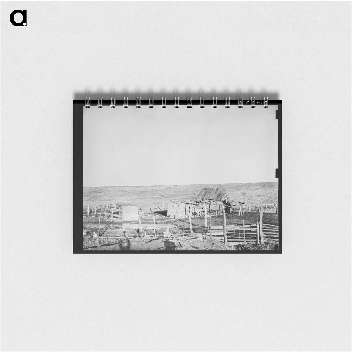 アートメモ帳-Outbuildings Near Lake Providence, Louisiana
- ラッセル リー Memo.