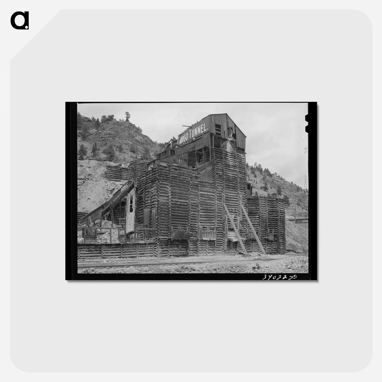 アートポストカード-Abandoned Gold Mill, Idaho Springs, Colorado
- ラッセル リー Postcard.