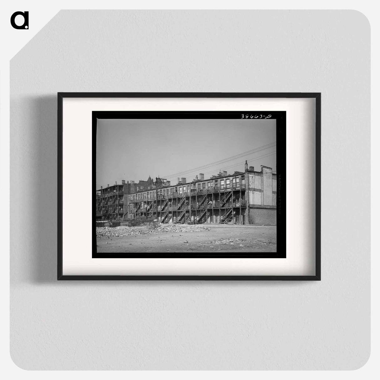 アートポスター-Apartments Rented to ES, Chicago, Illinois
- ラッセル リー Poster.