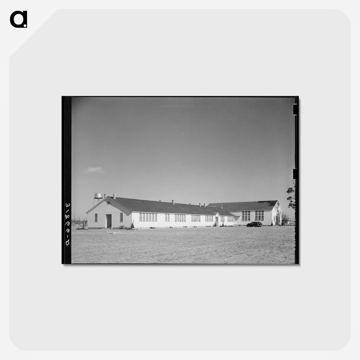アートポストカード-School and Community Hall, Lakeview Project
- ラッセル リー Postcard.