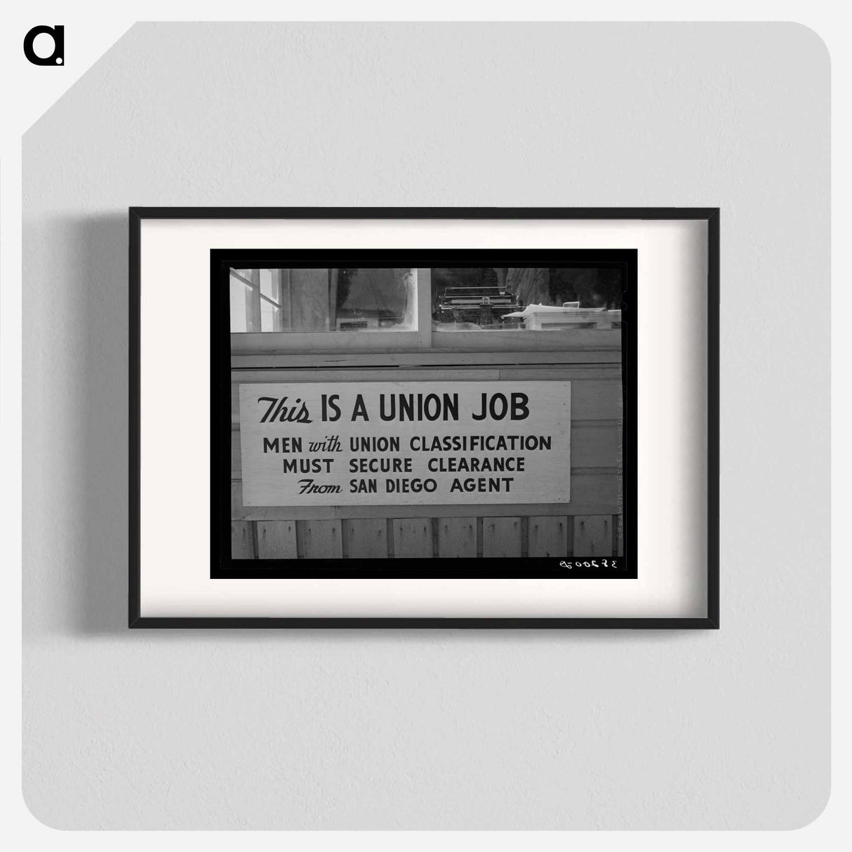 アートポスター-Union Sign at Coast Artillery Cantonment
- ラッセル リー Poster.