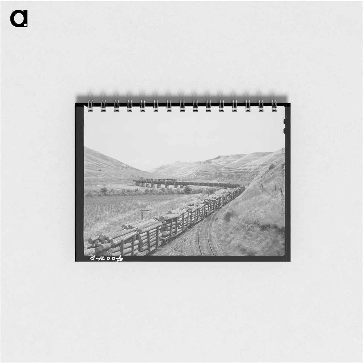 アートメモ帳-Logging Train, Spalding Junction, Idaho
- ラッセル リー Memo.