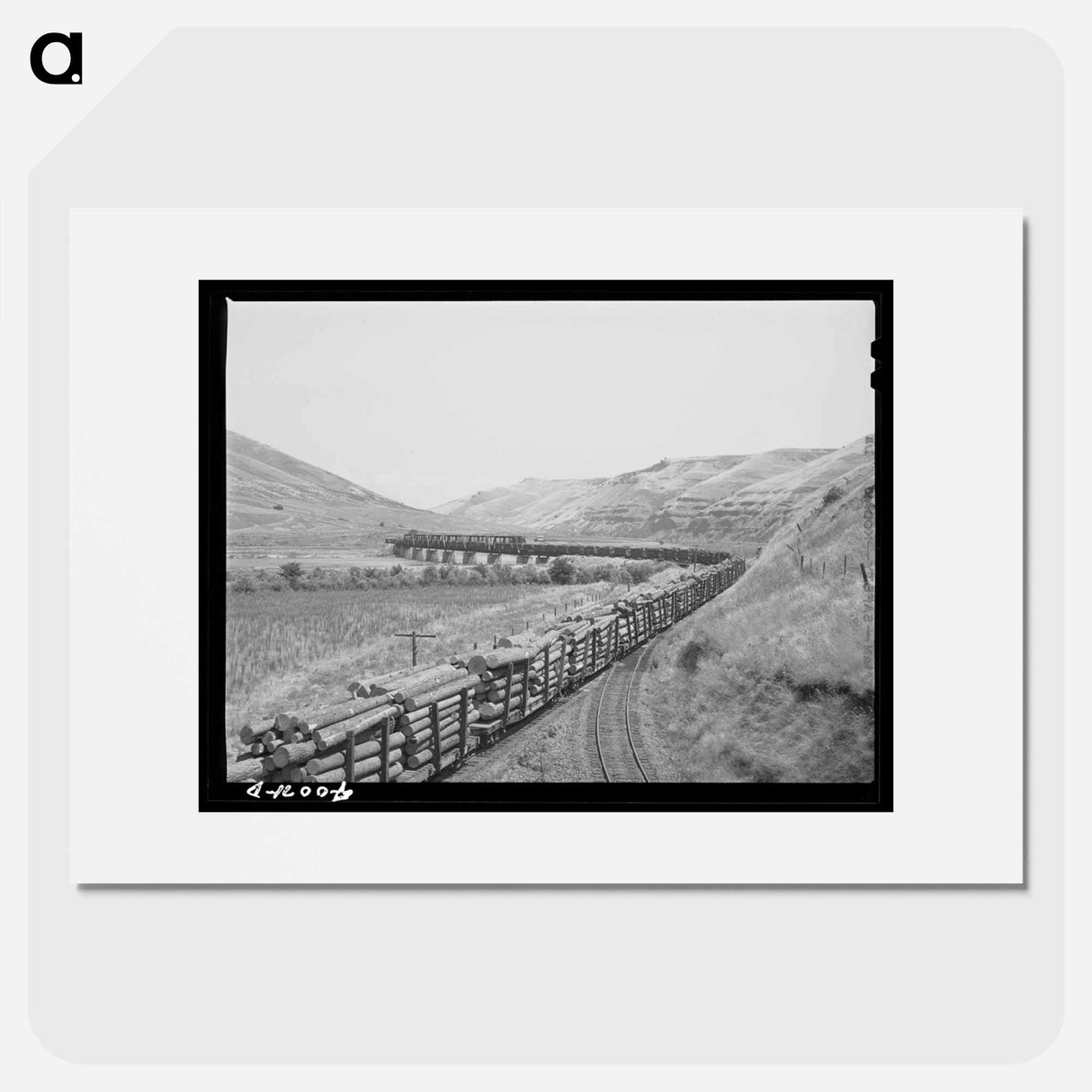 アートポスター-Logging Train, Spalding Junction, Idaho
- ラッセル リー Poster.