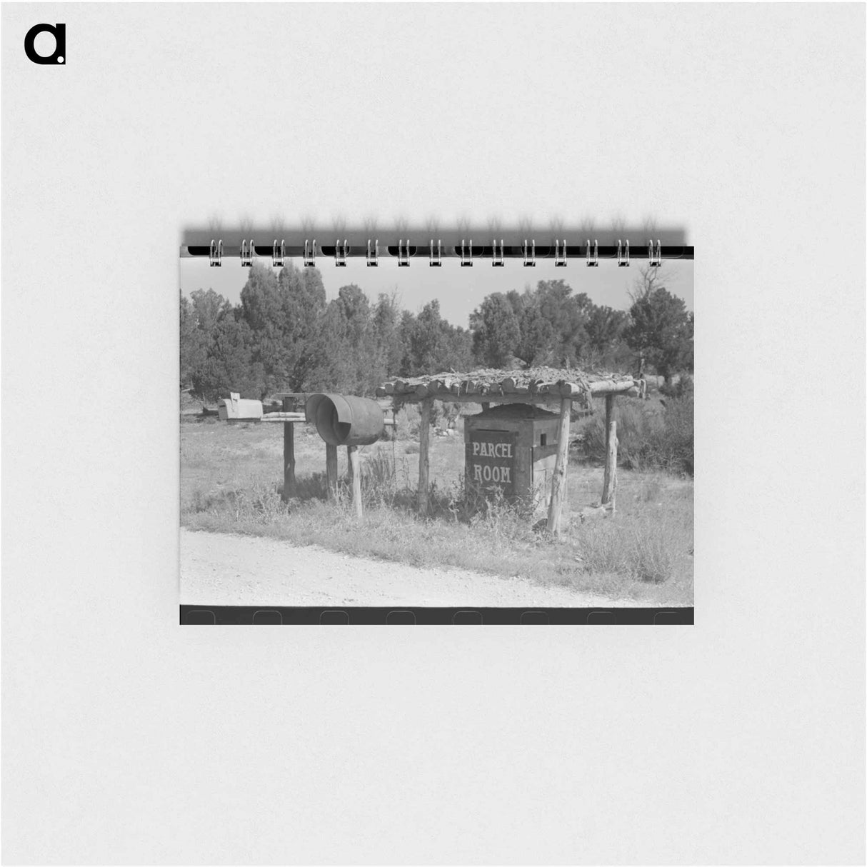 アートメモ帳-Mail Boxes and Parcel Room, Highway 160, San Juan County, Utah
- ラッセル リー Memo.