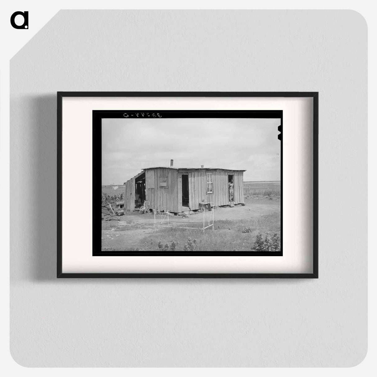 アートポスター-Home of WPA Worker, Muskogee County, Oklahoma
- ラッセル リー Poster.