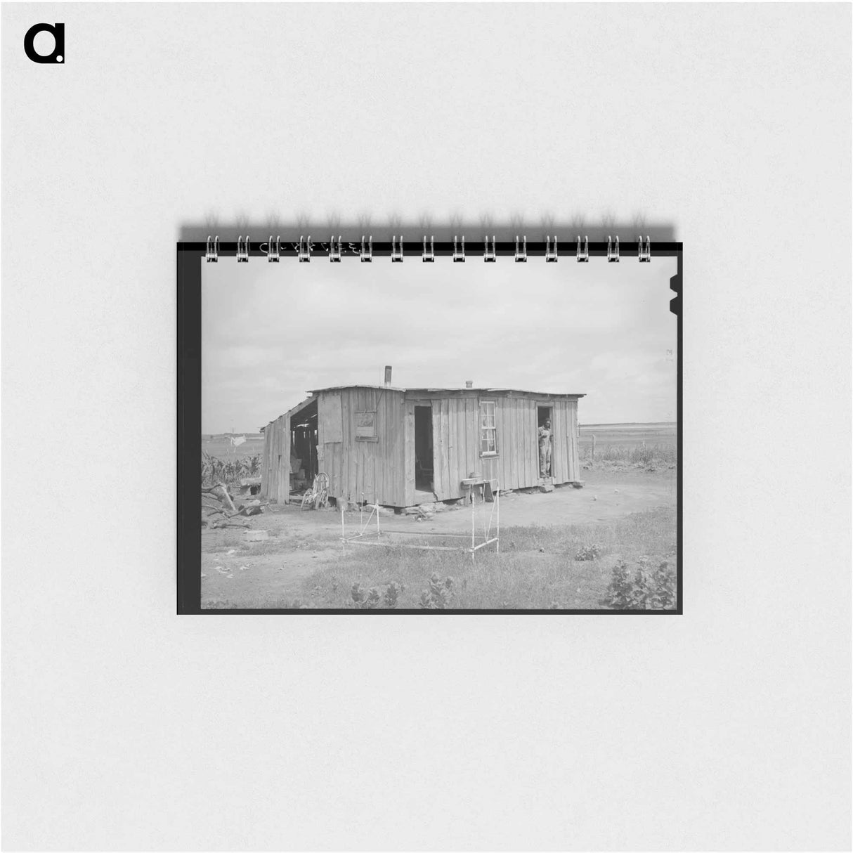 アートメモ帳-Home of WPA Worker, Muskogee County, Oklahoma
- ラッセル リー Memo.