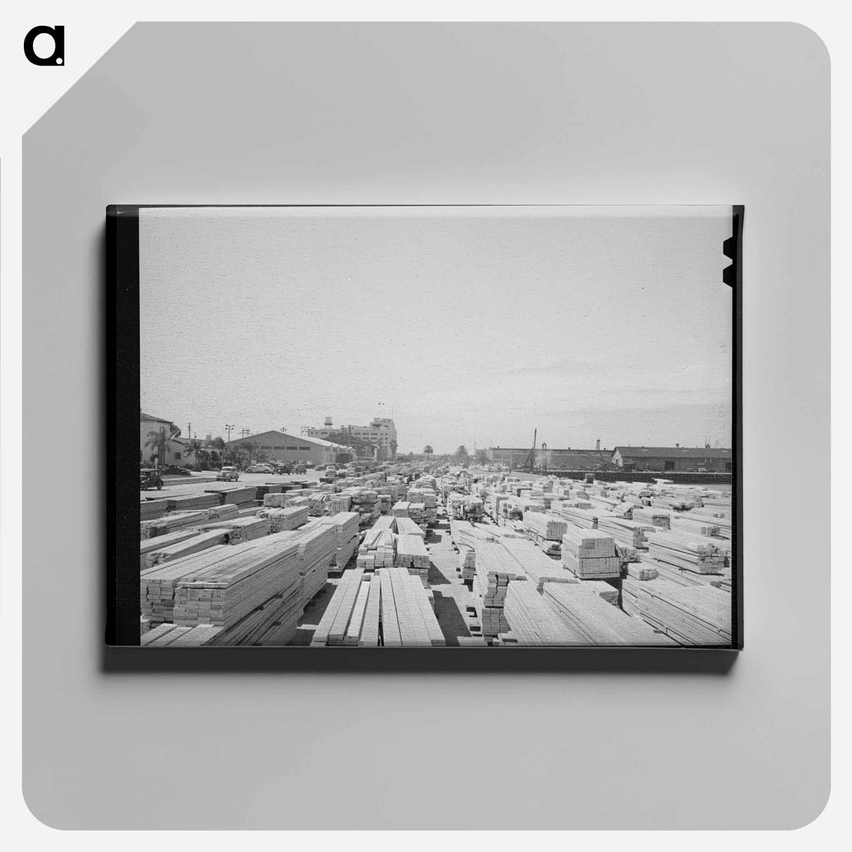 アートパネル-Lumber Stack, Pacific Highway, San Diego
- ラッセル リー Canvas.