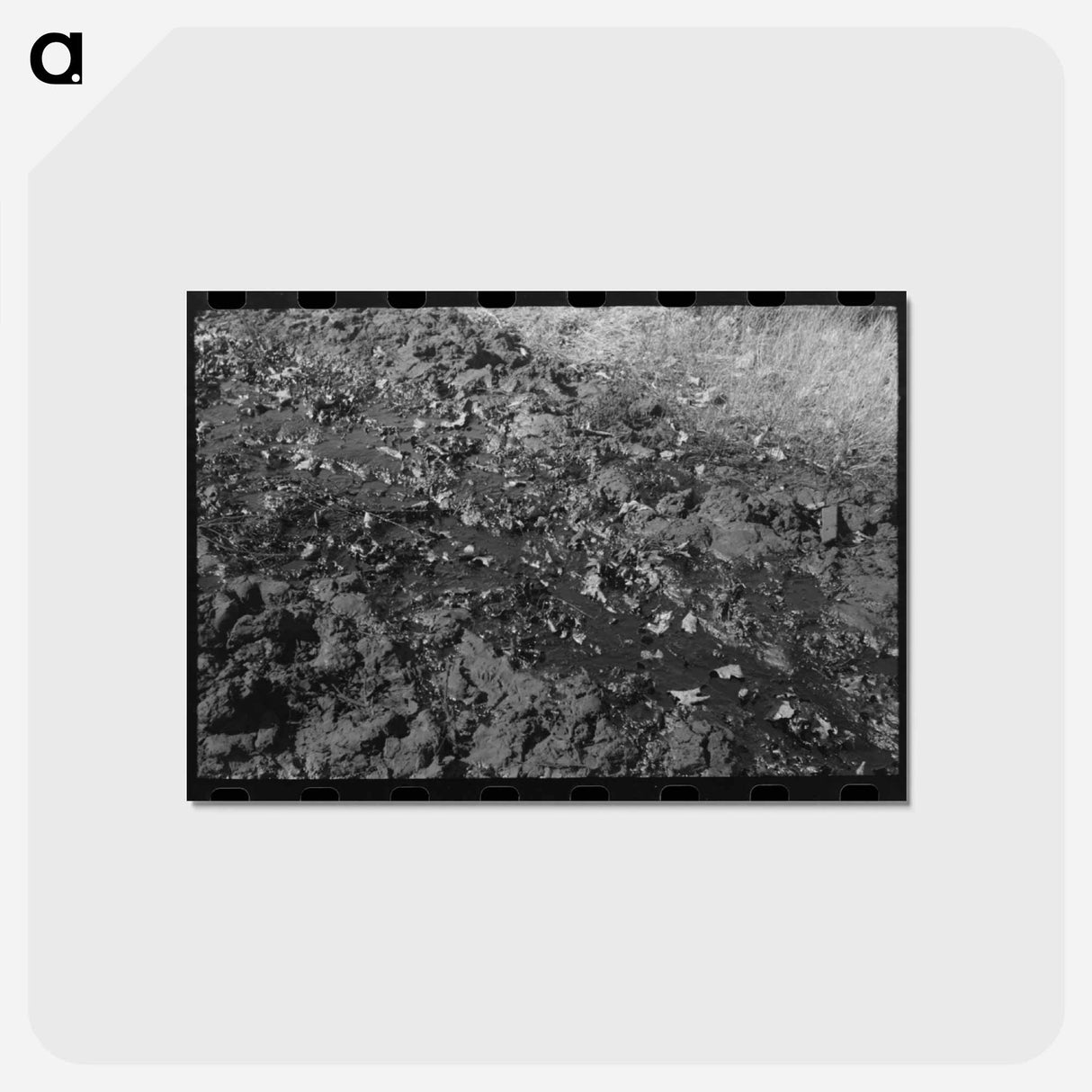 アートポストカード-Oil Waste, Creek County, Oklahoma
- ラッセル リー Postcard.