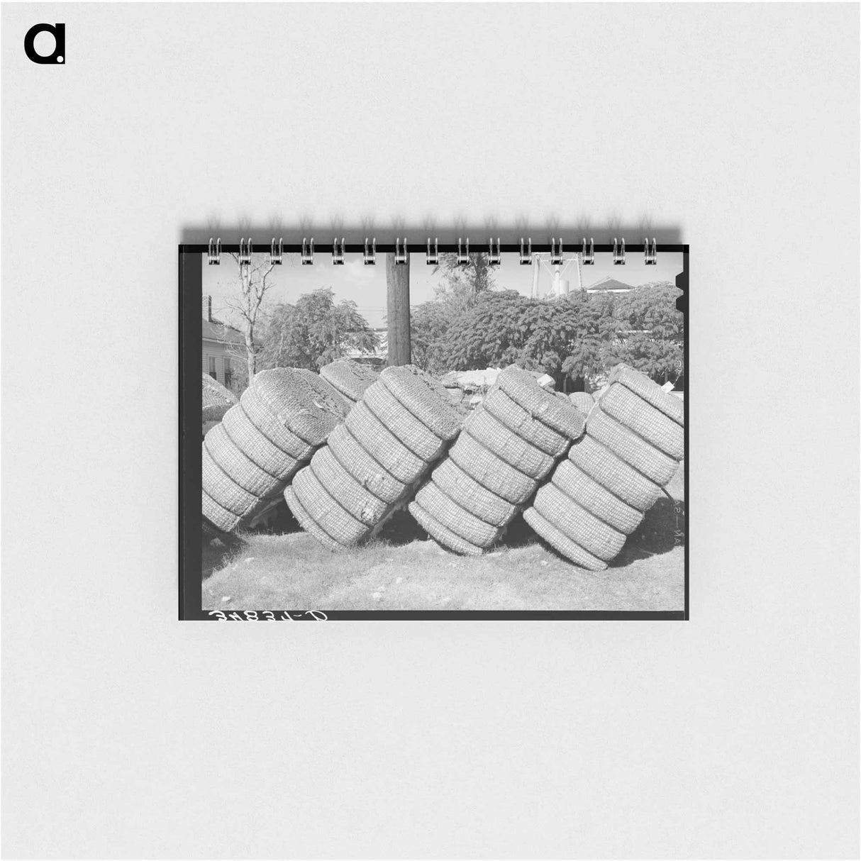 アートメモ帳-Bales of Cotton in Gin Yard, West, Texas
- ラッセル リー Memo.