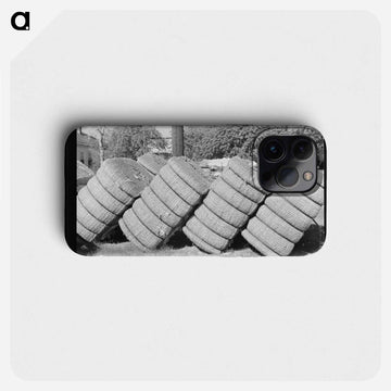 Bales of Cotton in Gin Yard, West, Texas
 - ラッセル リー Phone Case.