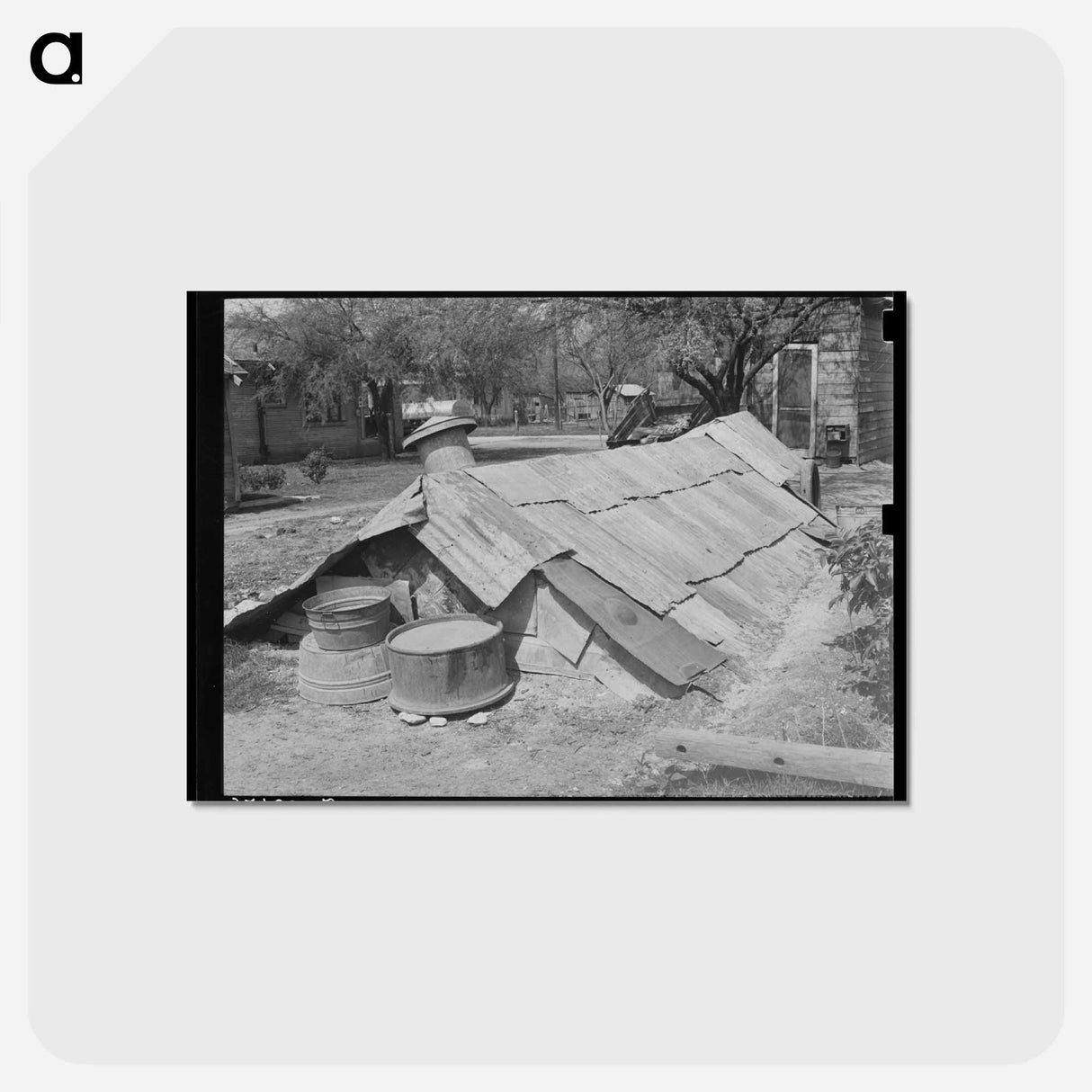 アートポストカード-Underground Storage Cellar, San Antonio
- ラッセル リー Postcard.