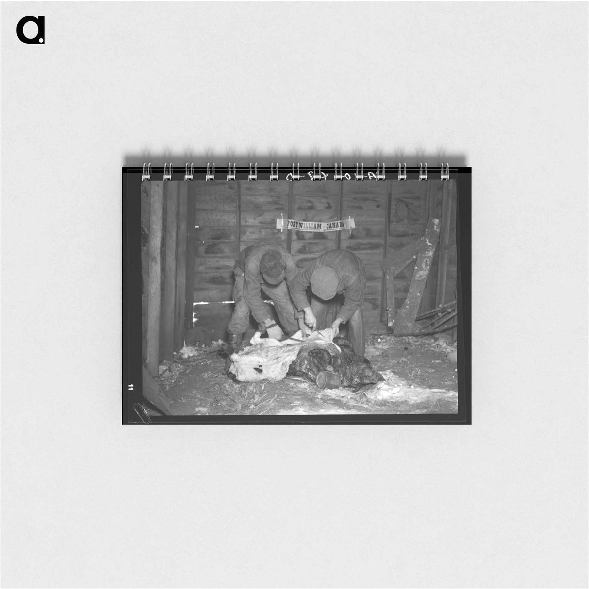 アートメモ帳-Hog Butchering at the Madsen Farm
- ラッセル リー Memo.