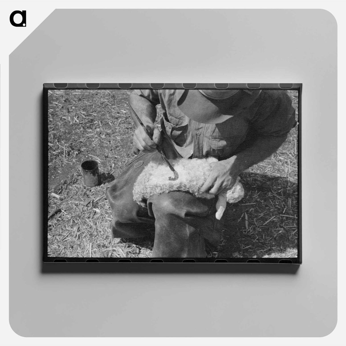 アートパネル-Kimble County Ranch Kid Identification
- ラッセル リー Canvas.