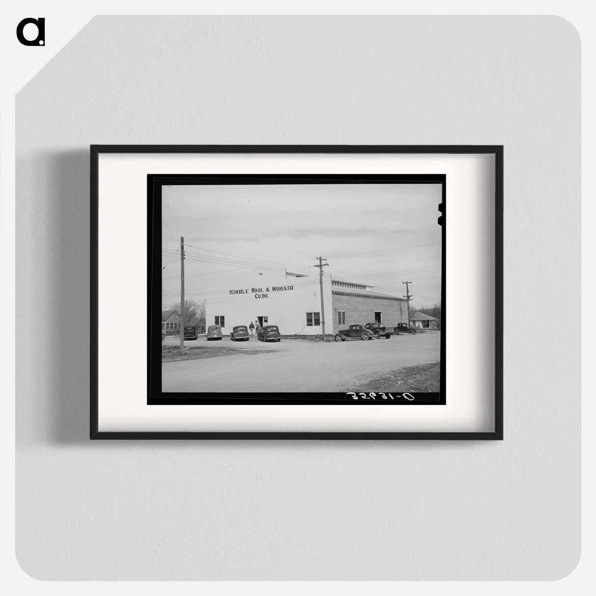 アートポスター-Warehouse of the Kimble County Wool and Mohair Company, Junction, Texas
- ラッセル リー Poster.