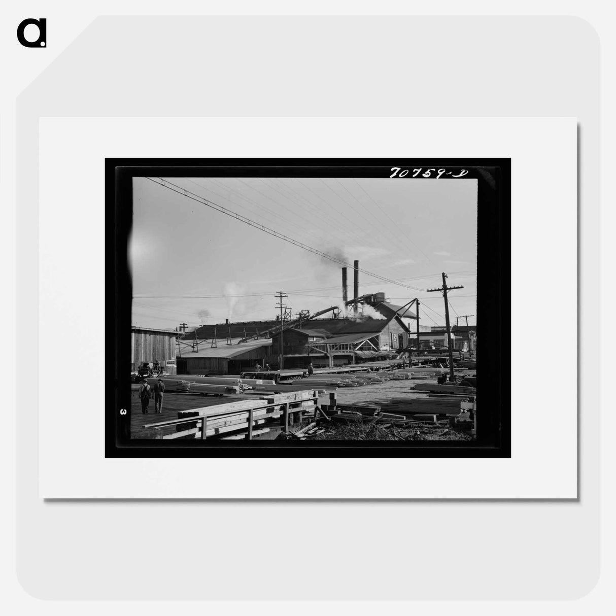 アートポスター-Sawmill, Tillamook, Oregon
- ラッセル リー Poster.