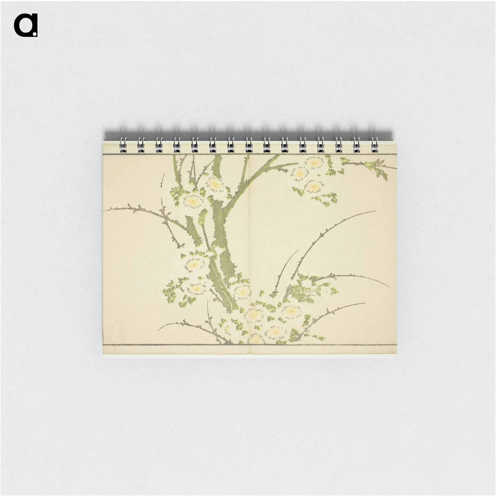 Hokusai's Flowers - 葛飾 北斎 Memo.