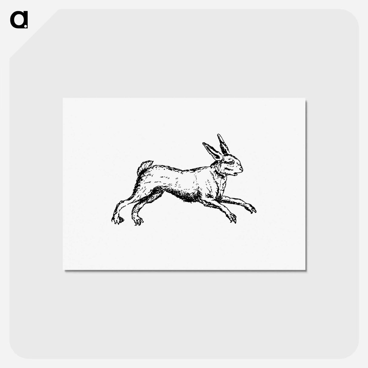 アートポストカード-Hare From The Works Of John Collier-Tim-Bobbin-In Prose And Verse
- 大英図書館 Postcard.