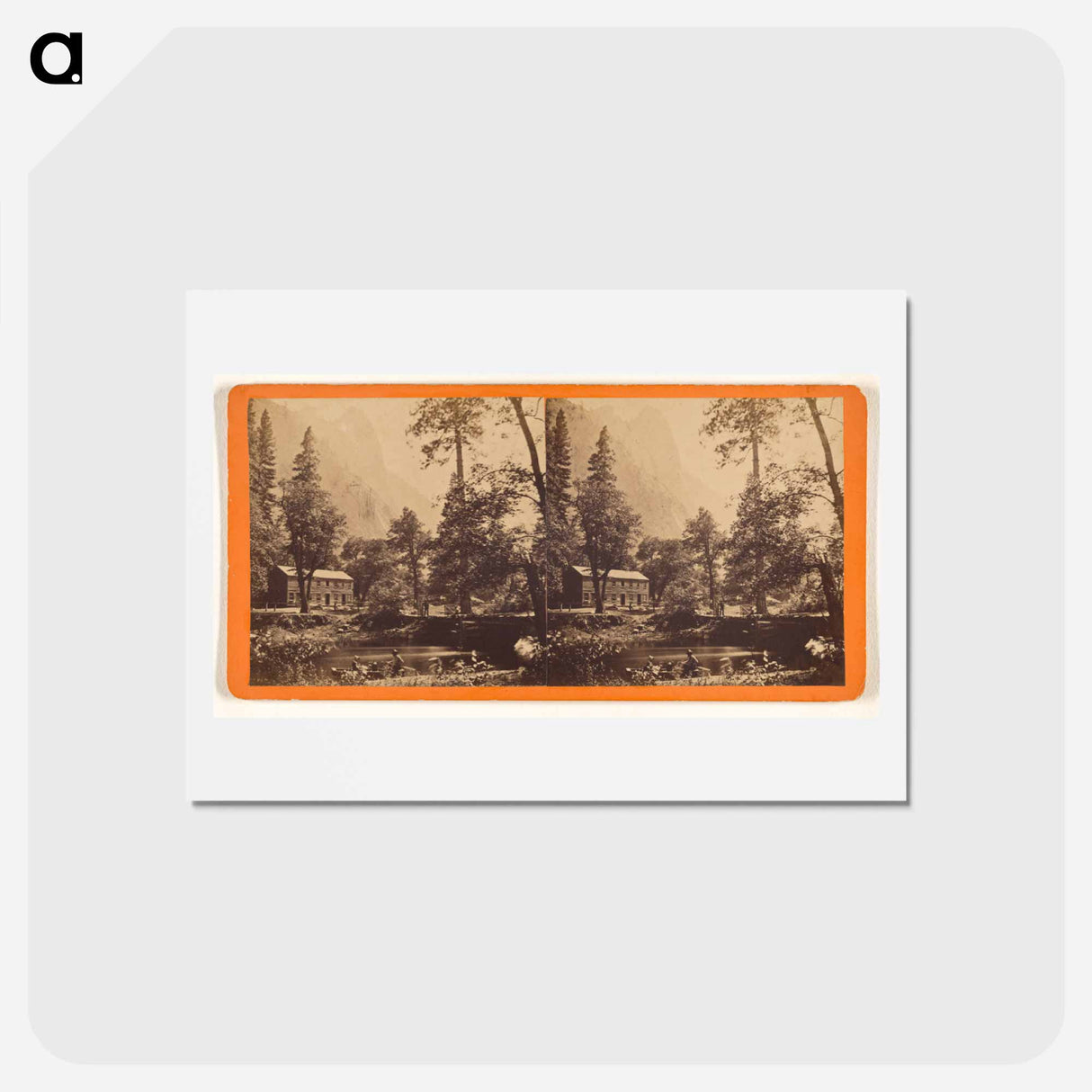 アートポストカード-Yosemite Hotel
- エドワード マイブリッジ Postcard.